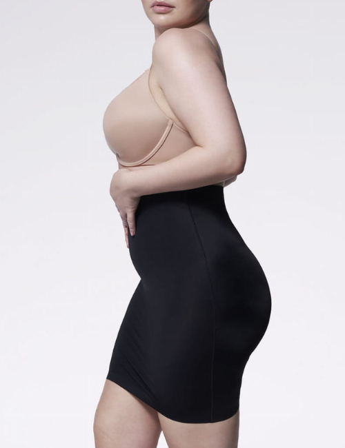 Półhalka modelująca - 220 Basic Half Slip - półhalka wyszczuplająca - czarna (1).png