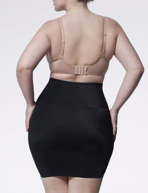 Półhalka modelująca - 220 Basic Half Slip - półhalka wyszczuplająca - czarna (2).png