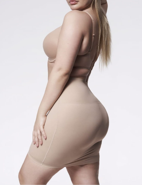 Półhalka modelująca - 220 Basic Half Slip - półhalka wyszczuplająca - beżowa (1).png