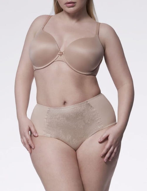 Agat Maxi - majtki z wysokim stanem - beżowe (1).png