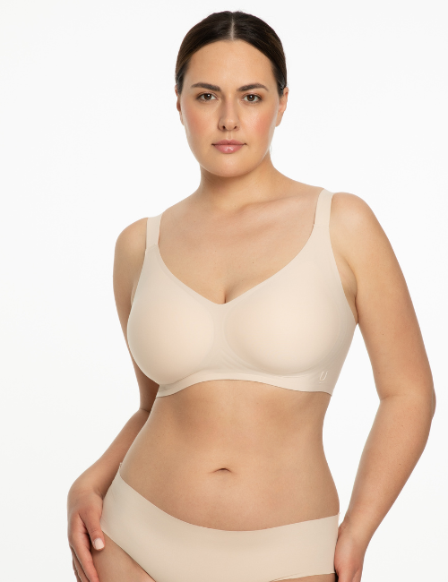 Jelly Bra Comfort Beżowy