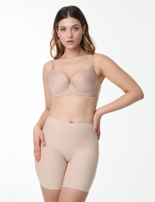 Bermudy - 574 Shorts - spodenki wyszczuplające - naturalne
